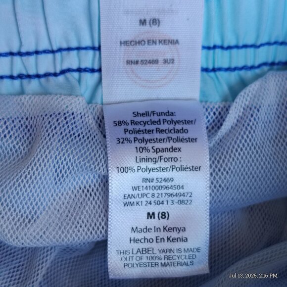 Boys Blue Rash Gaurd and Shark Swim Trunks Set 8 - Bathing suit Ocean Beach Pool - Picture 7 of 7